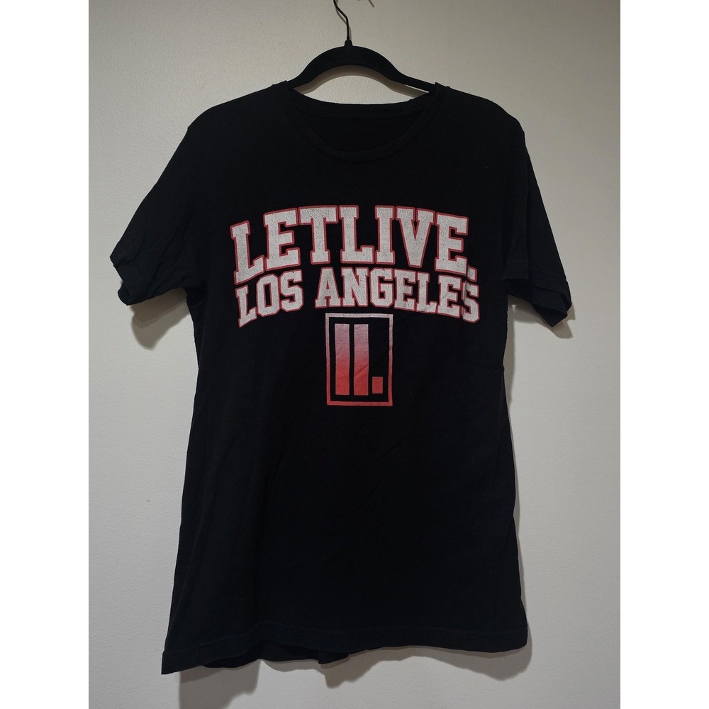 Letlive Los Angeles Shirt Small Black Band Graphic Tee T-Shirt Music Fever 333